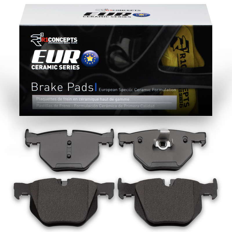 BMW 530I Brake Pads - Rear - R1 Concepts - Euro Ceramic - `04-`10
